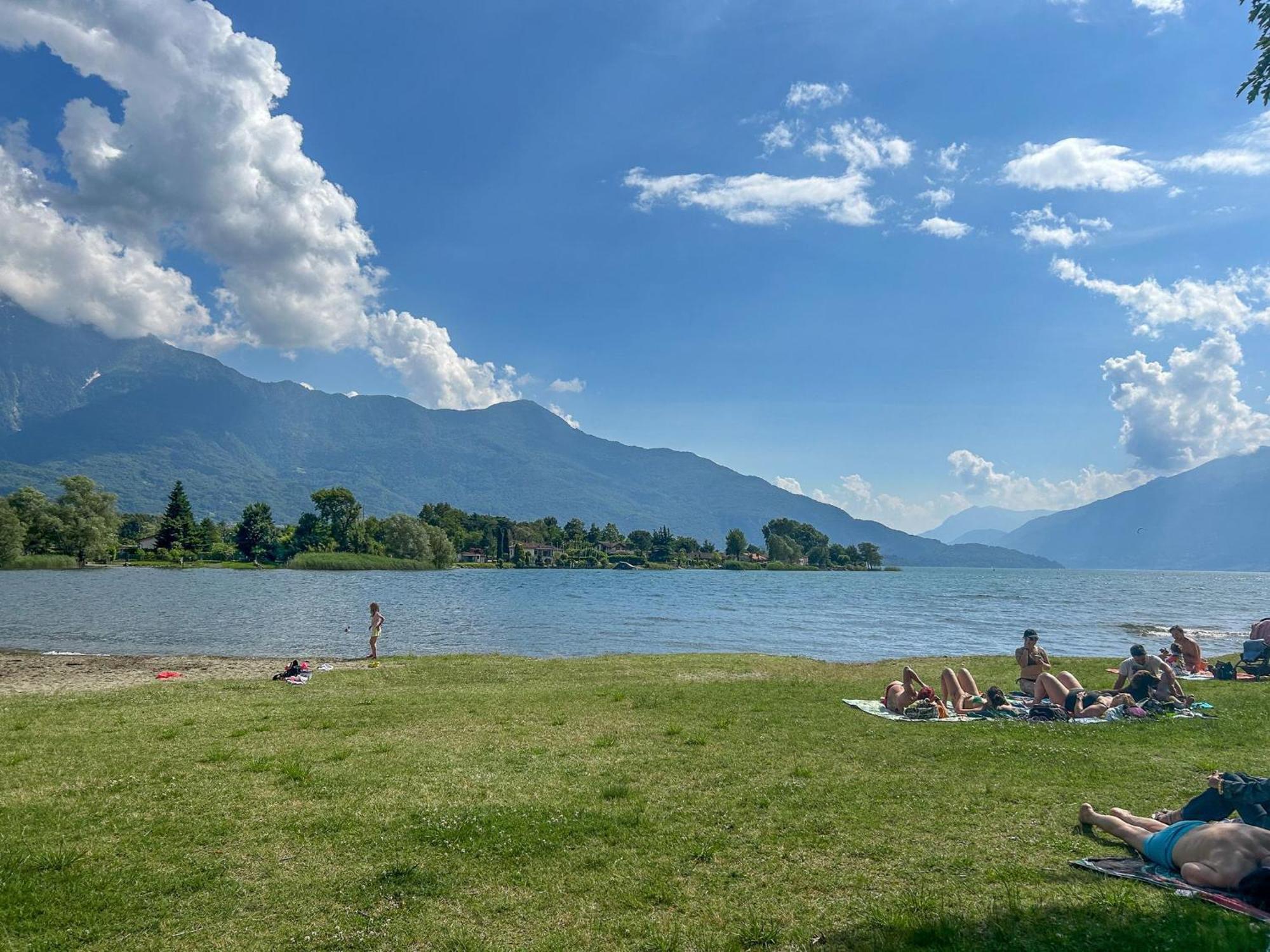 Dascio Emotion Ferienwohnung mit Terrasse am See Exterior foto